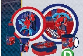 Linea tavola Spider-man in offerta da Carrefour