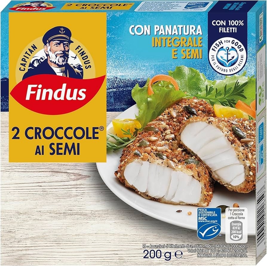 Croccole surgelate Capitan Findus 200 g in offerta da Bennet