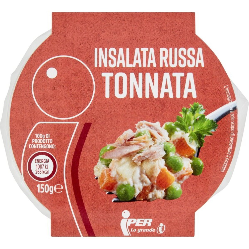 Insalata russa, russa tonnata o capricciosa 150 g / 200 g Iper in offerta da Iper La grande i