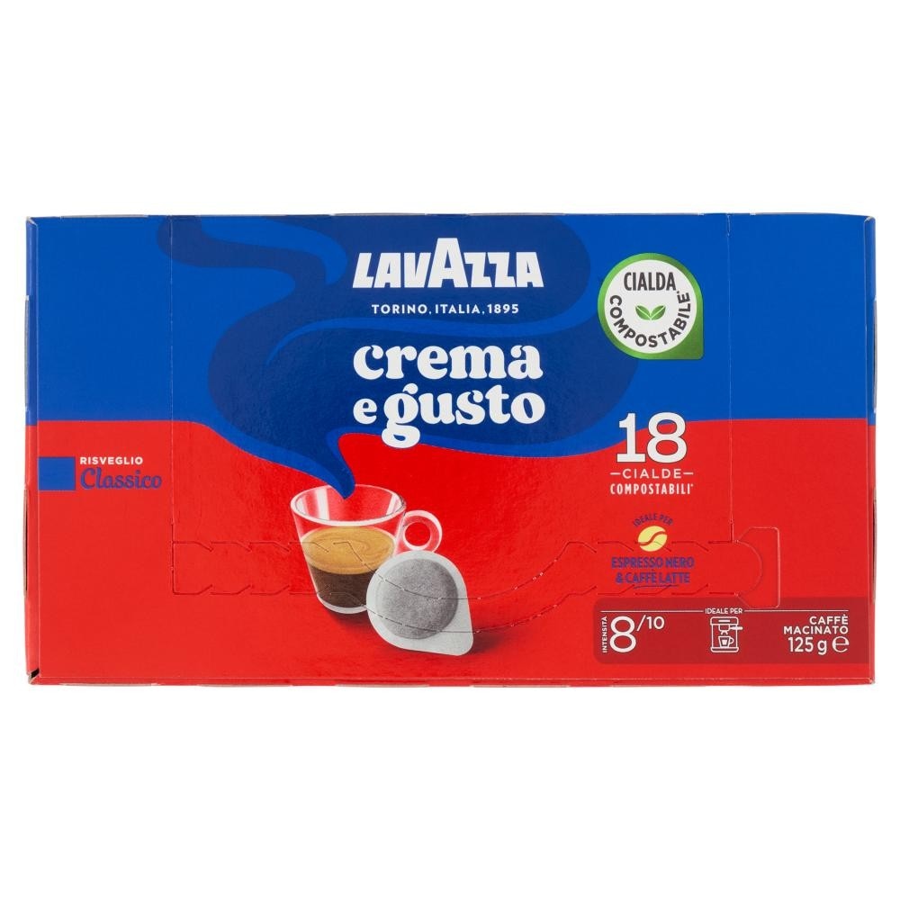 Lavazza cialde Crema e Gusto Conf. 18 pz 125 g in offerta da Carrefour