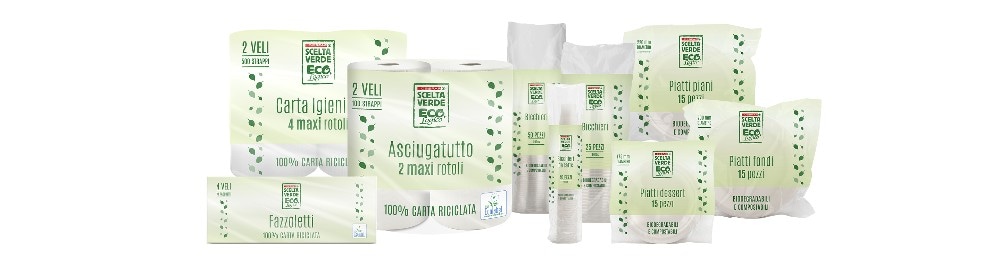 Linea piatti e posate assortita 12 pezzi Despar Scelta Verde Eco in offerta da DeSpar