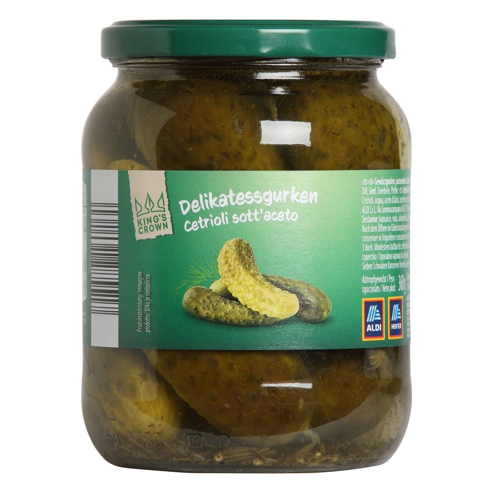 King's Crown Spiedini di Sottaceti da Aperitivo 350 g - Offerta nel negozio ALDI