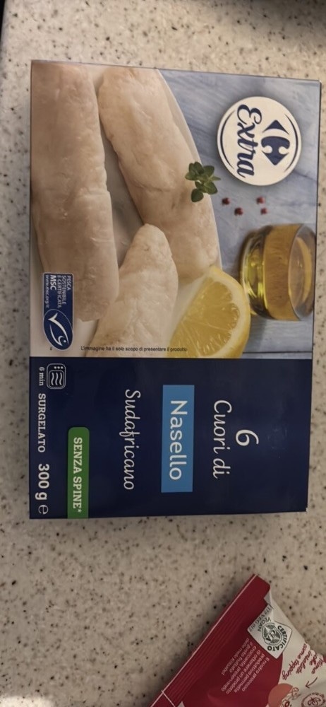 Cuori di Nasello Sudafricano Extra 300 g in offerta da Carrefour