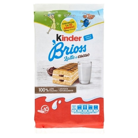Kinder Brioss Latte e Cacao conf. da 10 pz - Offerta nel negozio Penny