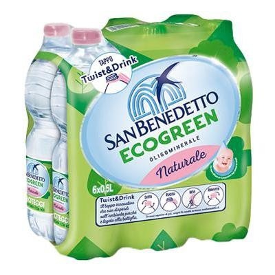 Acqua Ecogreen San Benedetto cl 50 x 6 in offerta da Panorama
