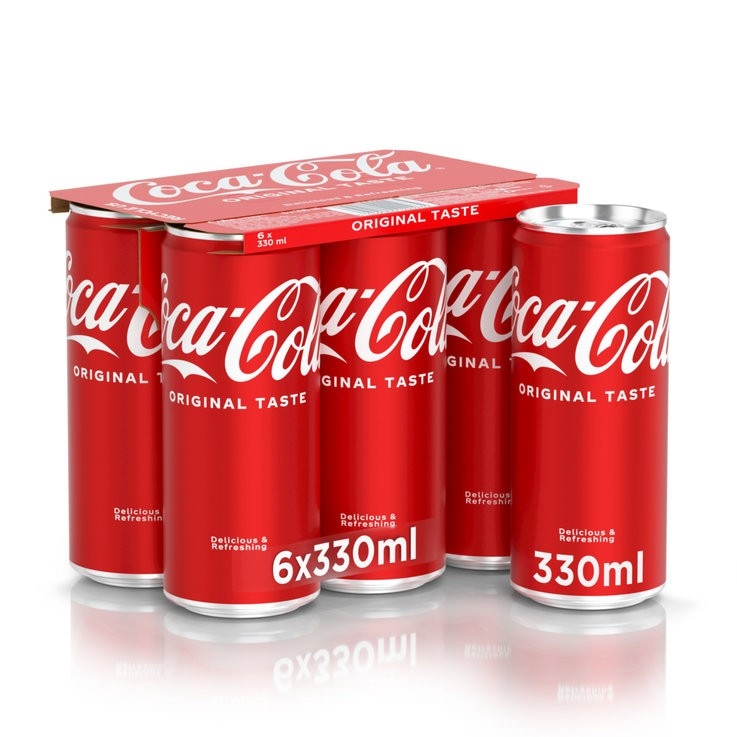 Coca-Cola Lattine 6x330 ml in offerta da Carrefour