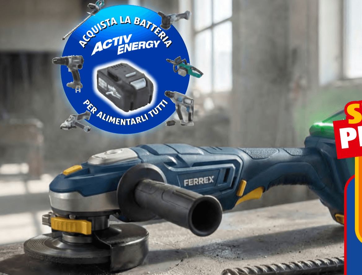 Ferrex Trapano/Smerigliatrice Angolare 20 V - Offerta nel negozio ALDI