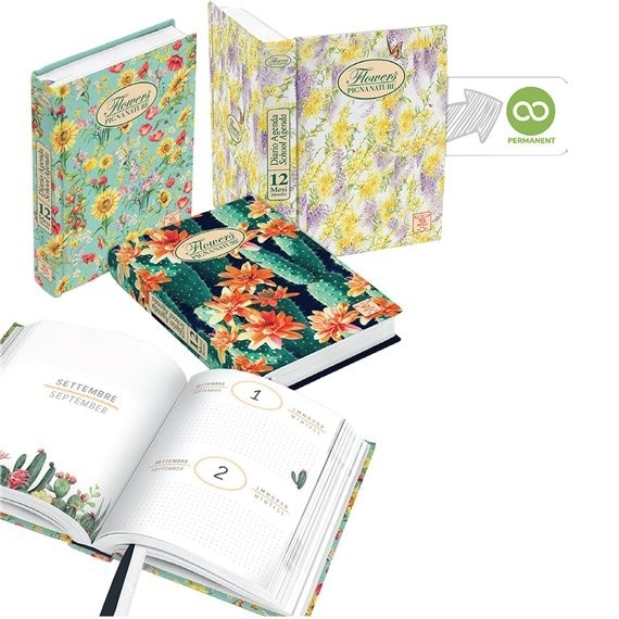 Diario Flowers 16 mesi Pigna in offerta da Esselunga