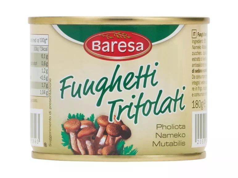 Funghetti trifolati 117 g (sgocc.) conf. Baresa in offerta da Lidl