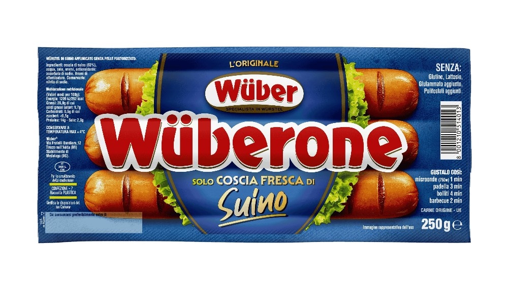 Würstel Wüberone Wüber 250 g in offerta da Coop