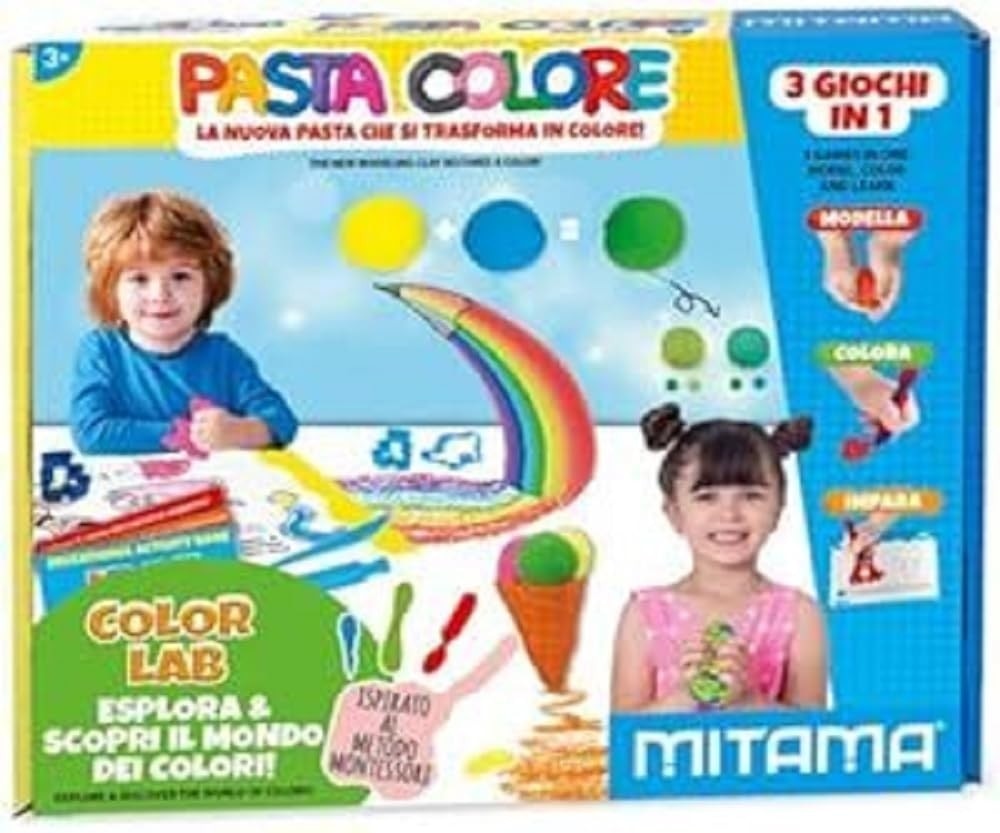 Set 3 in 1 Pasta Colori Mitama in offerta da MD