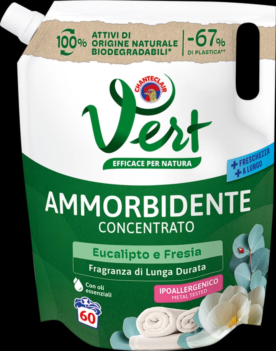 Ecoricarica Ammorbidente Concentrato Vert Chanteclair L 1,2 in offerta da Bennet