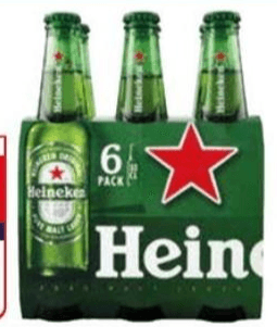 Birra Heineken 6x33 cl in offerta da Il Gigante