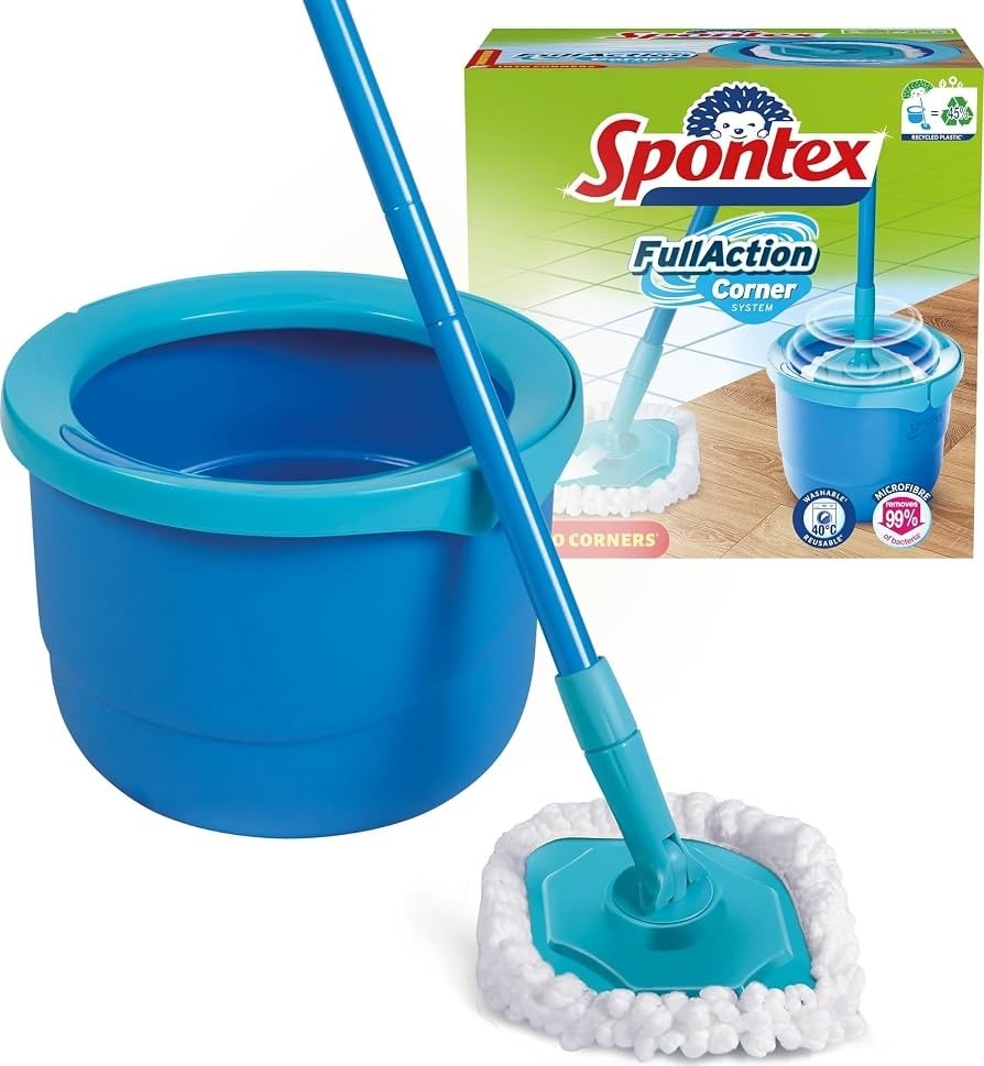 Sistema mocio rotante Full Action Corner Spontex in offerta da Carrefour