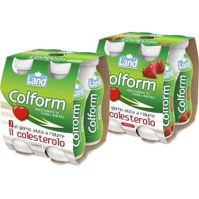 Colform Bianco/Fragola 4 x 100 g Land - Offerta nel negozio Eurospin