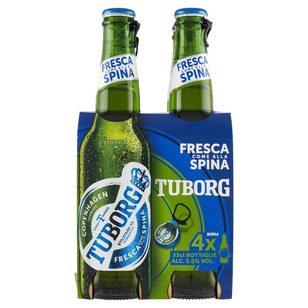 Birra Tuborg 4x33 cl in offerta da Il Gigante