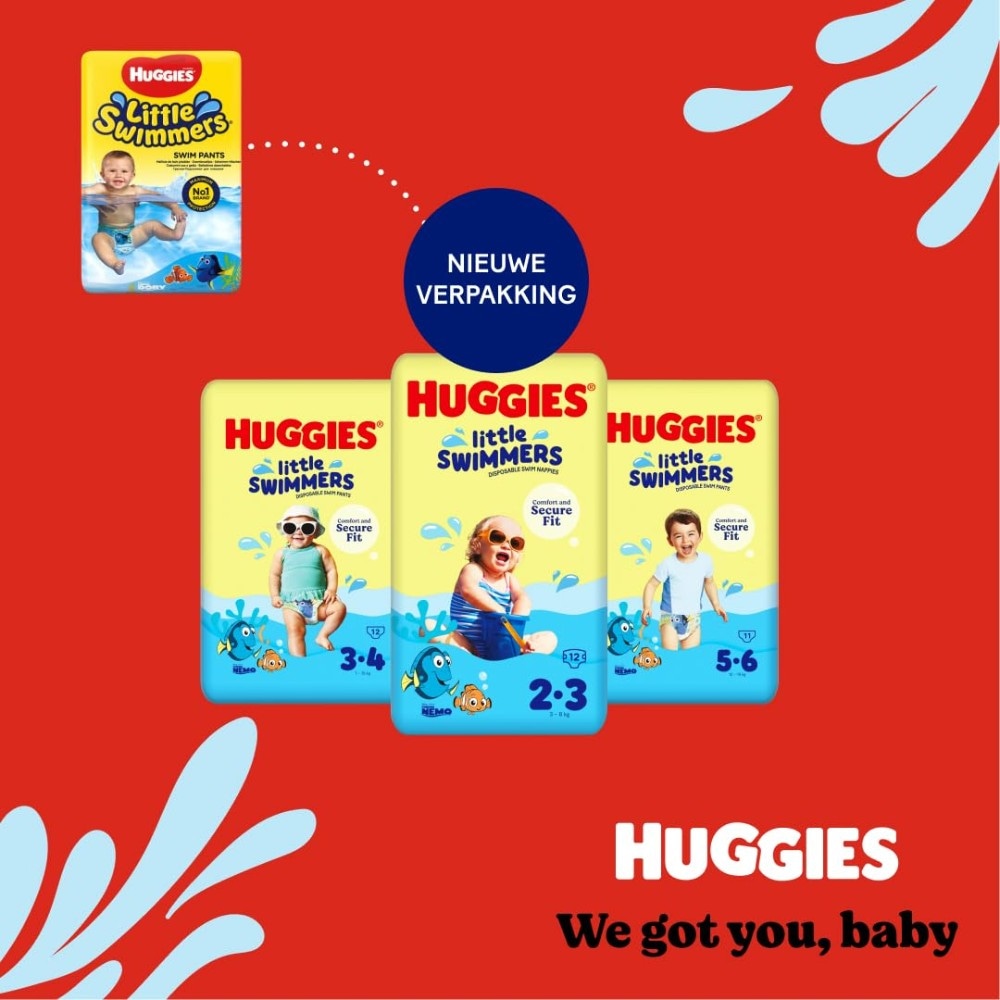 Pannolini Little Swimmers Huggies misure varie in offerta da Bennet