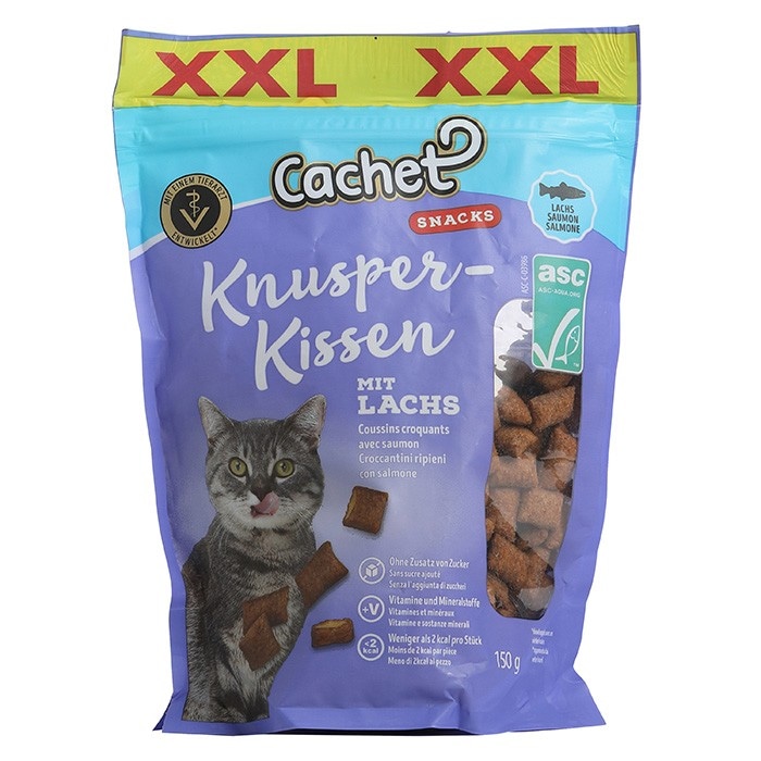 Cachet Snack per Gatti 150 g - Offerta nel negozio ALDI
