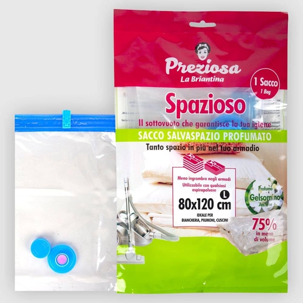Sacco sottovuoto salvaspazio profumato misure assortite La Briantina in offerta da Il Gigante