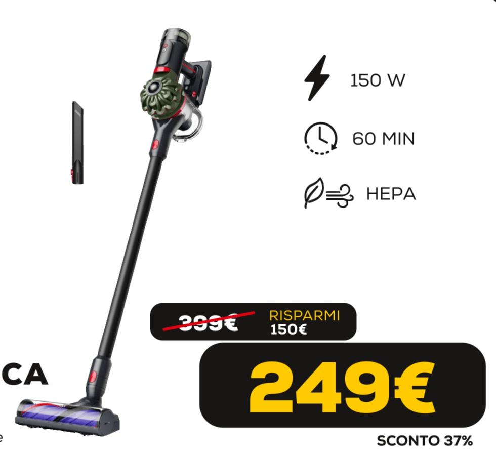 Scopa elettrica Replacement Broom - Offerta nel negozio Euronics
