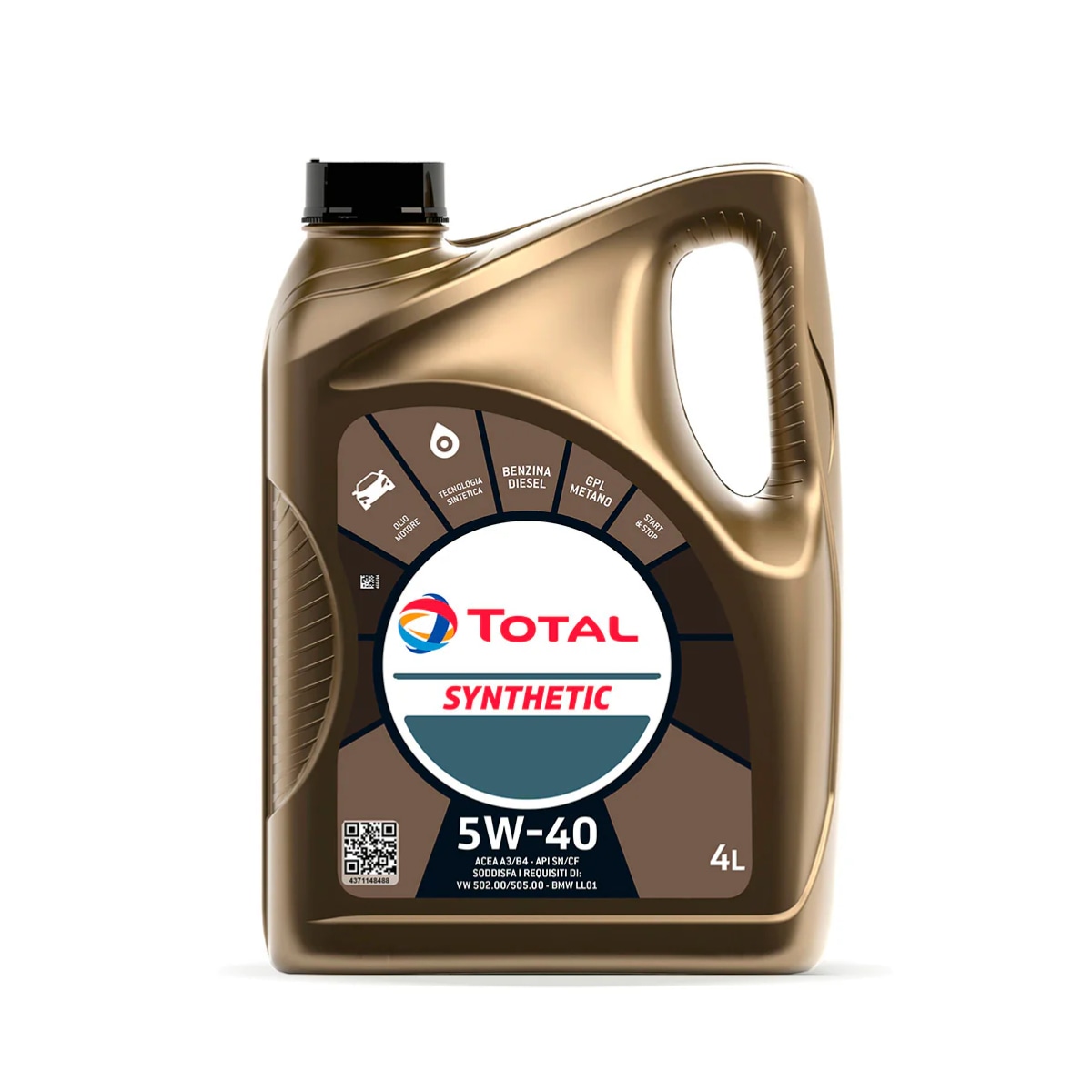 Total Synthetic 5W-40 4 LITRI in offerta da Risparmio Casa