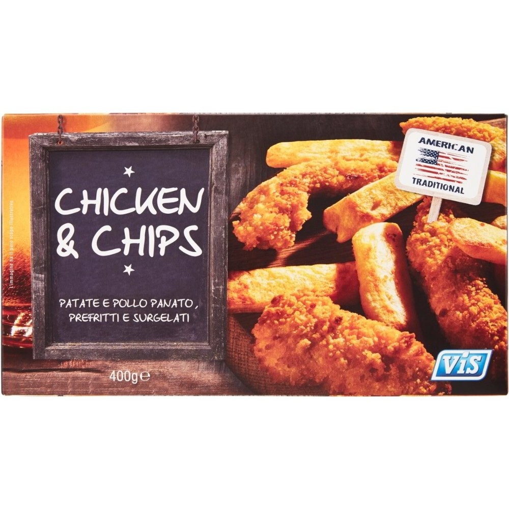 Vis Chicken & Chips 400 g in offerta da MD