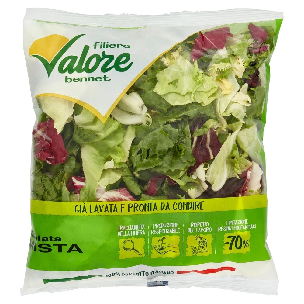 Insalata mista Filiera Valore Bennet 250 g in offerta da Bennet