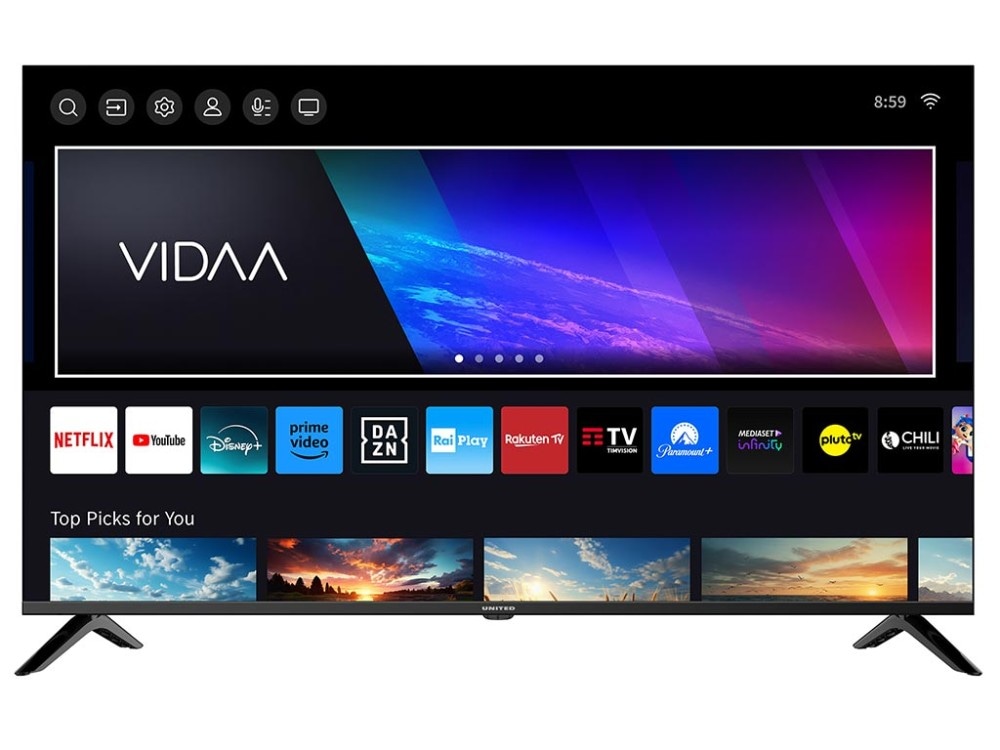 Tv Led 50" Mod. 50K89VDA United in offerta da Carrefour