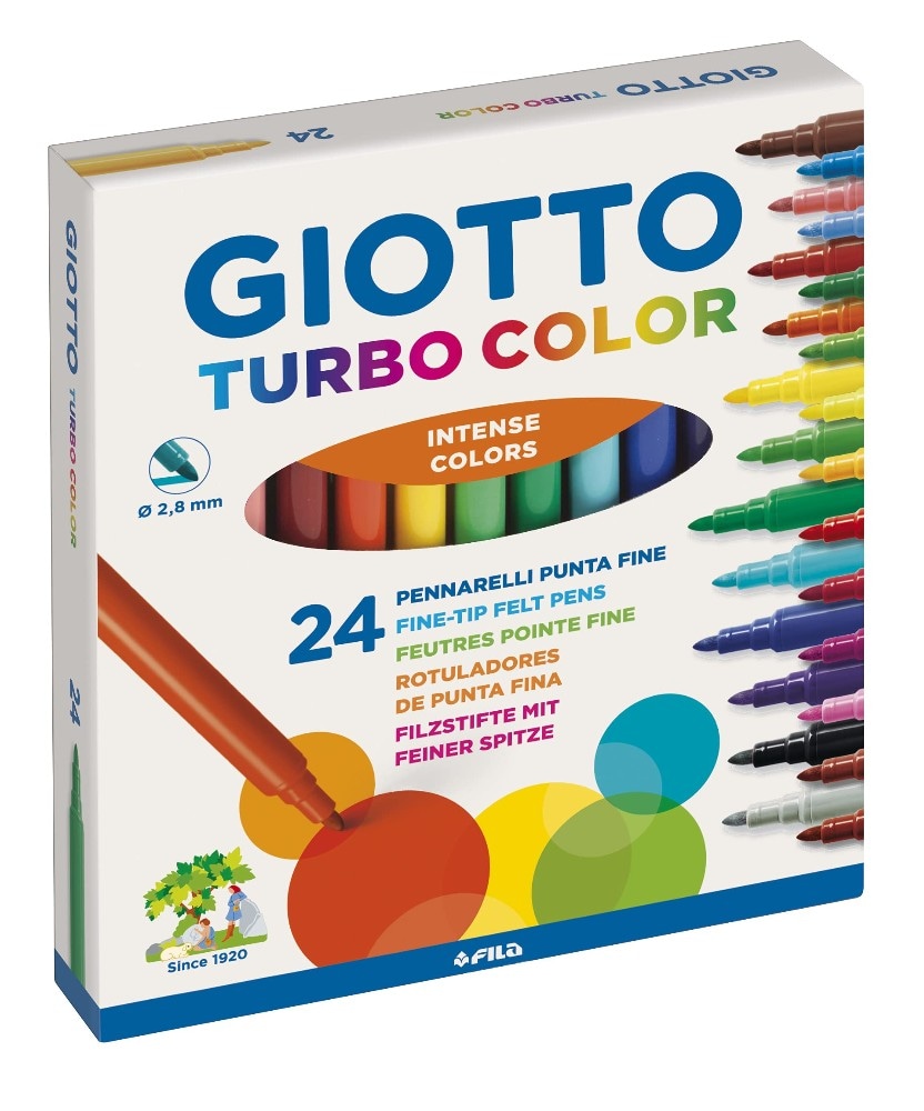 Pennarelli Turbo Color 24 pezzi GIOTTO in offerta da Iper La grande i