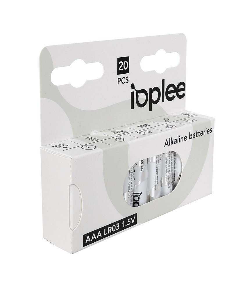 Pile alcaline stilo e ministilo 20 PCS Ioplee - Offerta nel negozio Unieuro