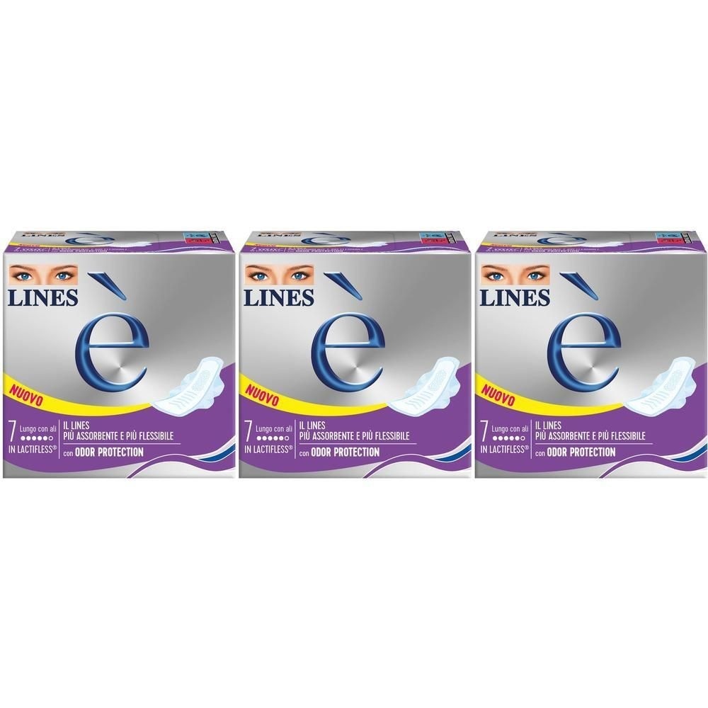 Lines È assorbenti 3 pezzi 2+1 gratis 3 pezzi in offerta da Esselunga