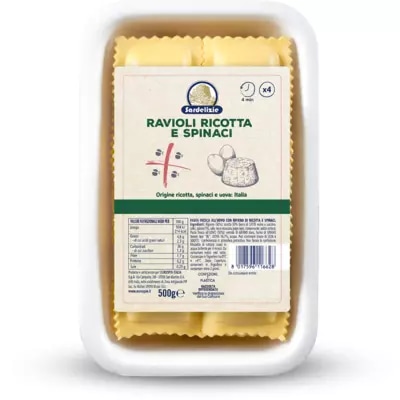 Ravioli ricotta e spinaci 500 g in offerta da Eurospin