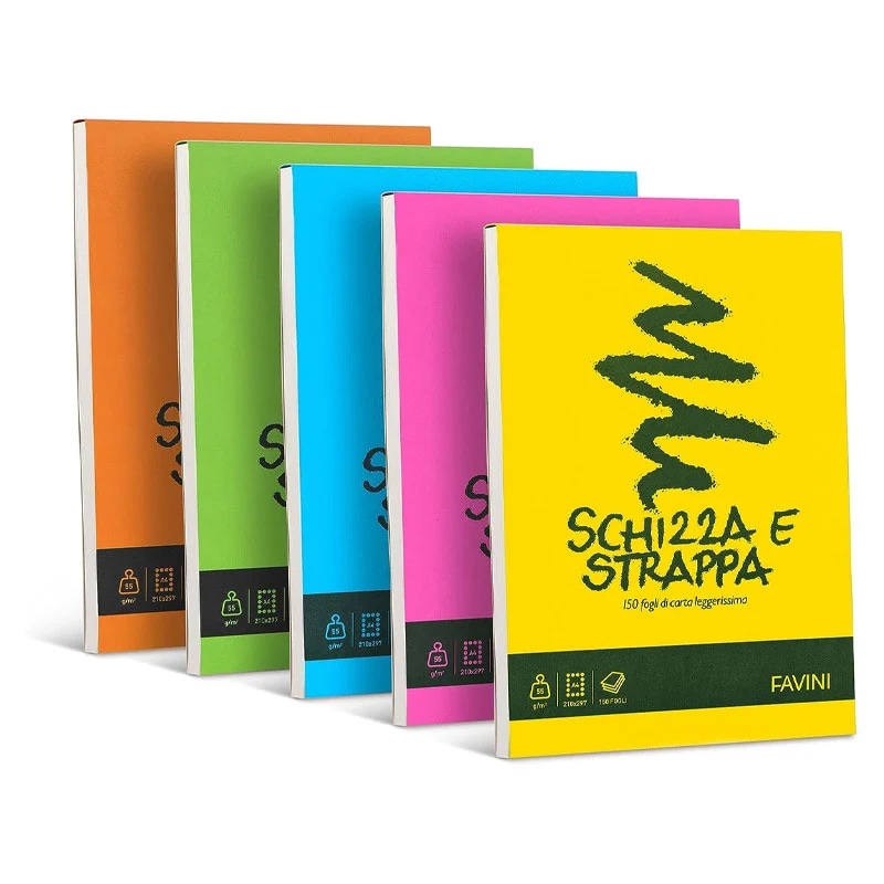 Blocco "Schizza e strappa" Favini 150 fogli, g 50 in offerta da Panorama