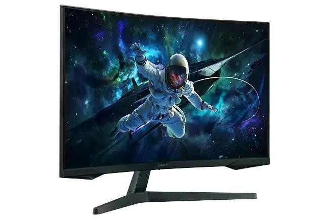 Samsung monitor gaming LED 32" LS32CG552EUXE in offerta da Euronics