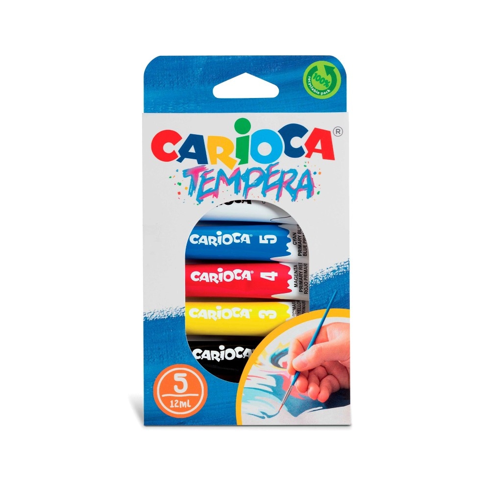 5 Tubetti Tempere 12 ml in offerta da Carrefour