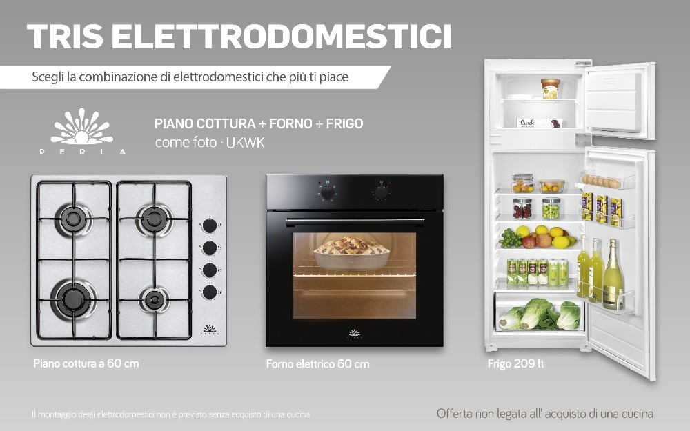 Tris elettrodomestici Perla - Offerta nel negozio Mondo Covienza