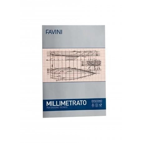 Album millimetrato per disegno tecnico Favini 10 fogli 21x29,7 cm 80 g in offerta da Il Gigante