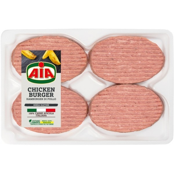 Linea Hamburger di Pollo e Tacchino 400 g AIA in offerta da Carrefour