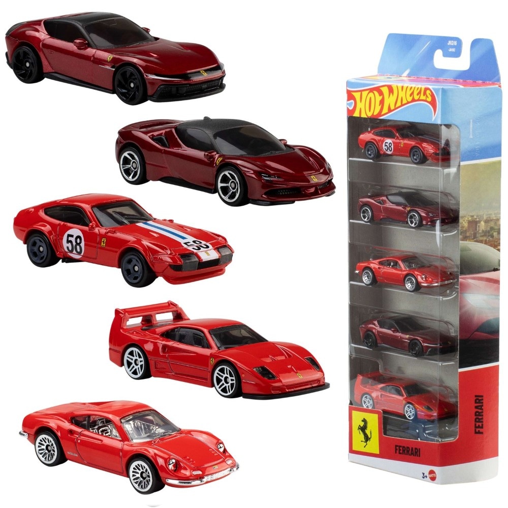 Set 5 Veicoli Hot Wheels al set in offerta da Eurospin