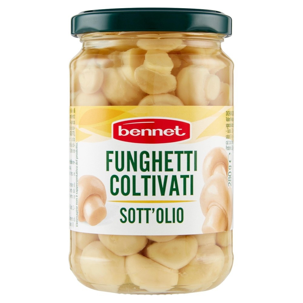 Funghetti coltivati sott'olio Bennet 280 g in offerta da Bennet