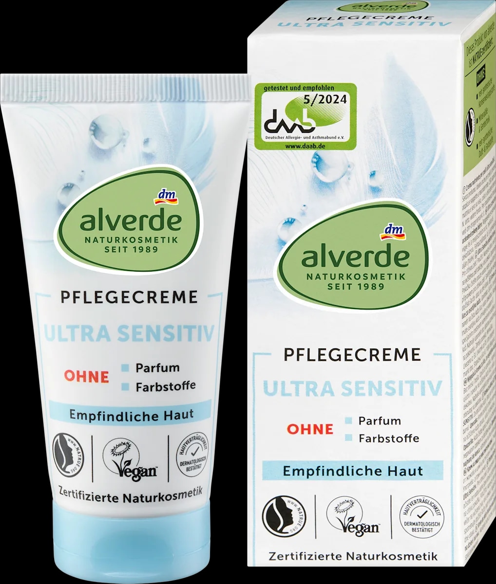 Alverde crema viso idratante Ultra Sensitive 50 ml in offerta da Dm