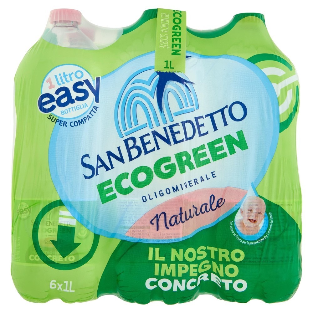 Acqua naturale San Benedetto conf. da 6 pz - 6x1 l = 6 l in offerta da Penny
