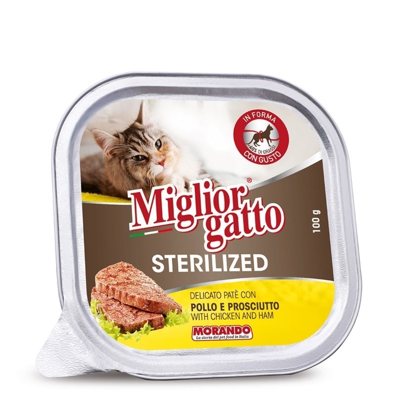 Migliorgatto vaschette gatto 100G in offerta da Maury's