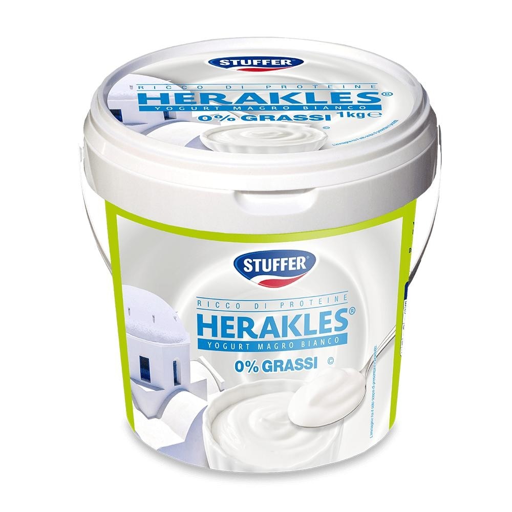 Stuffer Herakles yogurt magro bianco 0% di grassi 1 kg in offerta da Dpiù