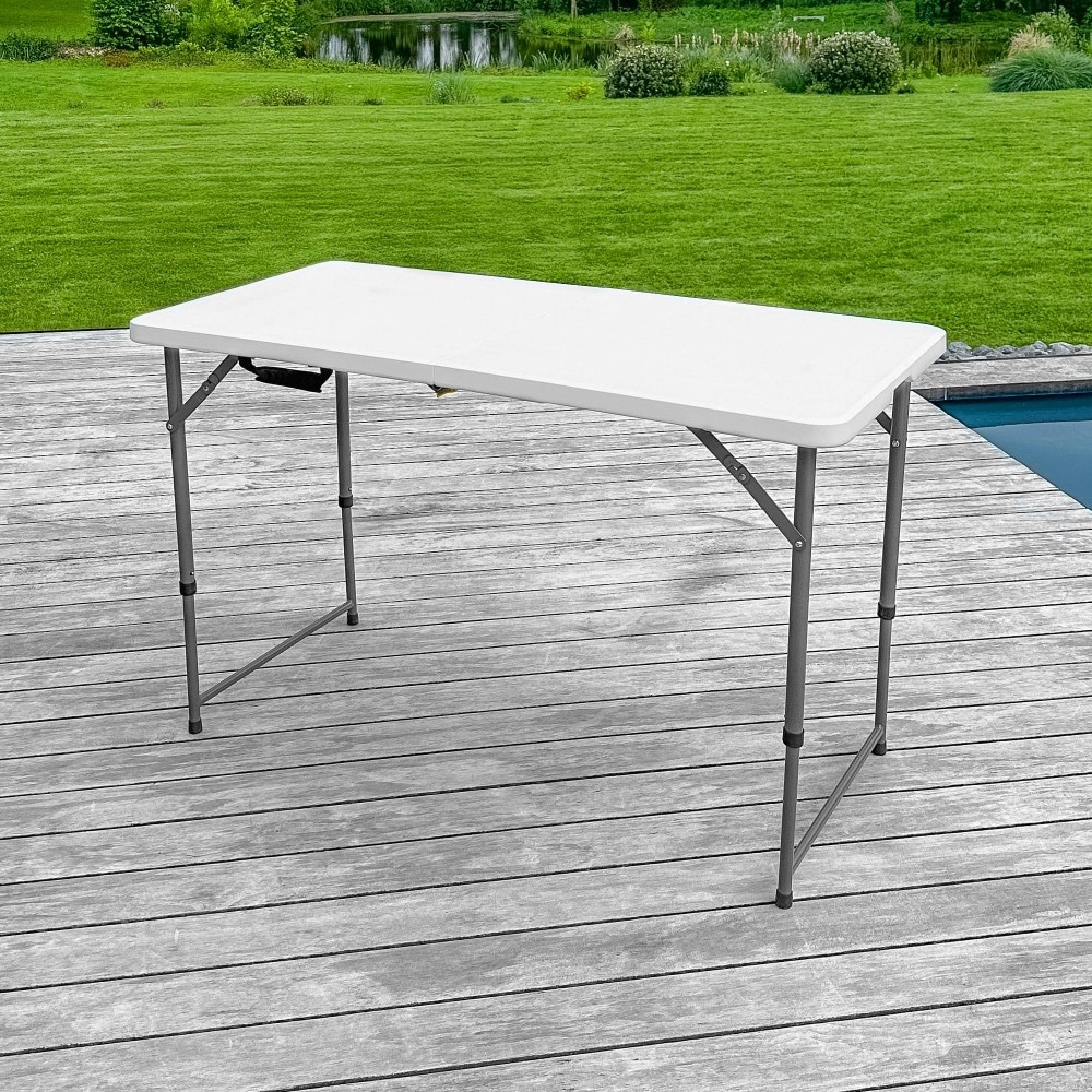 Tavolo gambe pieghevoli 120 cm in offerta da Risparmio Casa