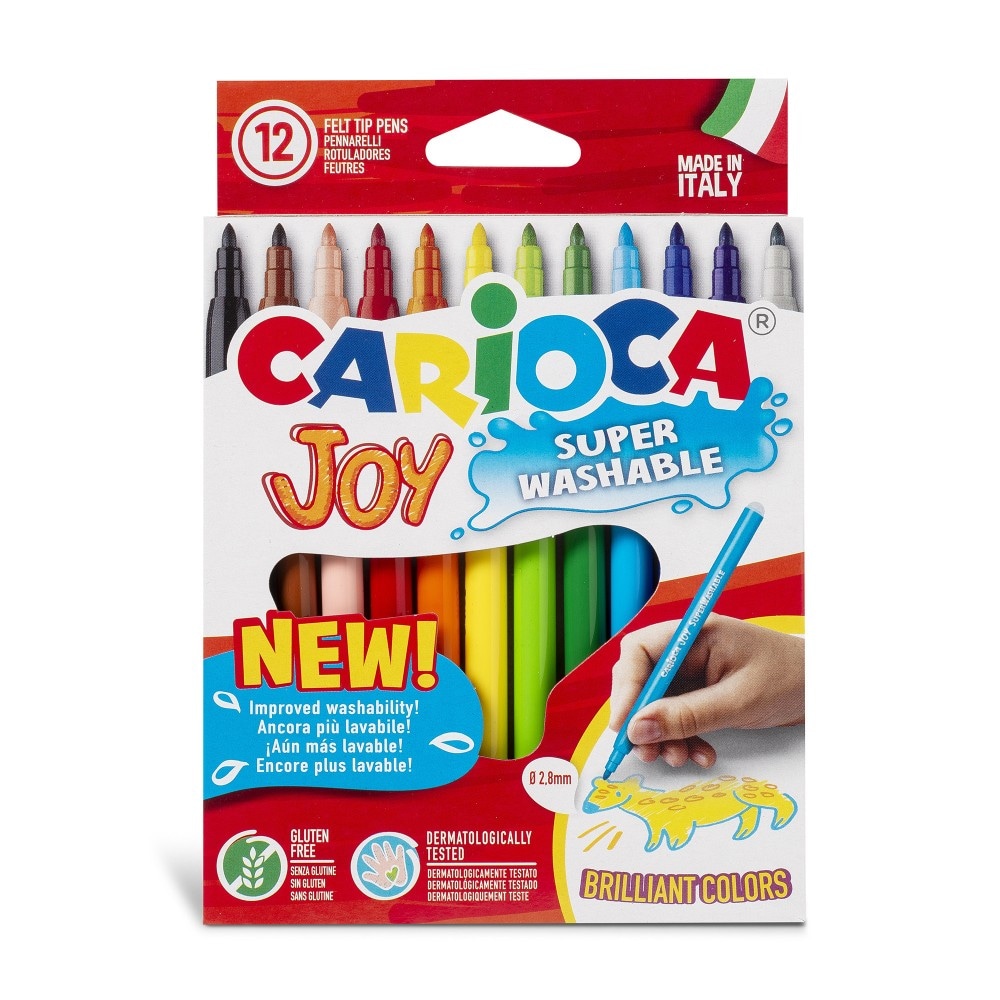 Pennarelli Joy Carioca 12 colori in offerta da MD