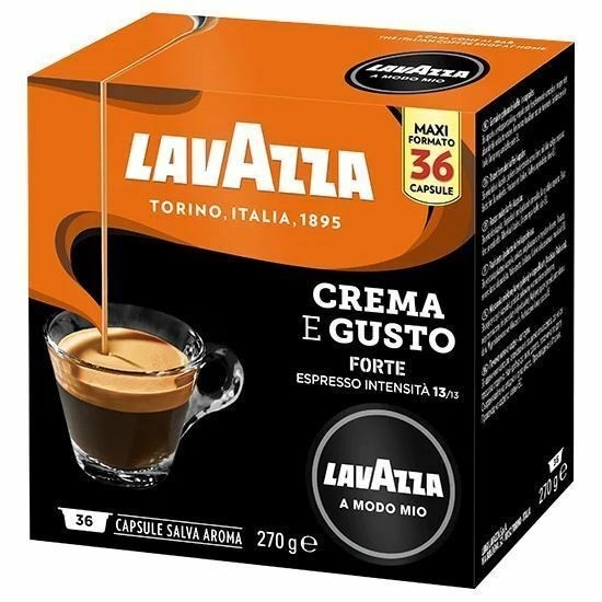 Lavazza 36 capsule Crema e Gusto Forte/Dolce 36 capsule - Offerta nel negozio Comet