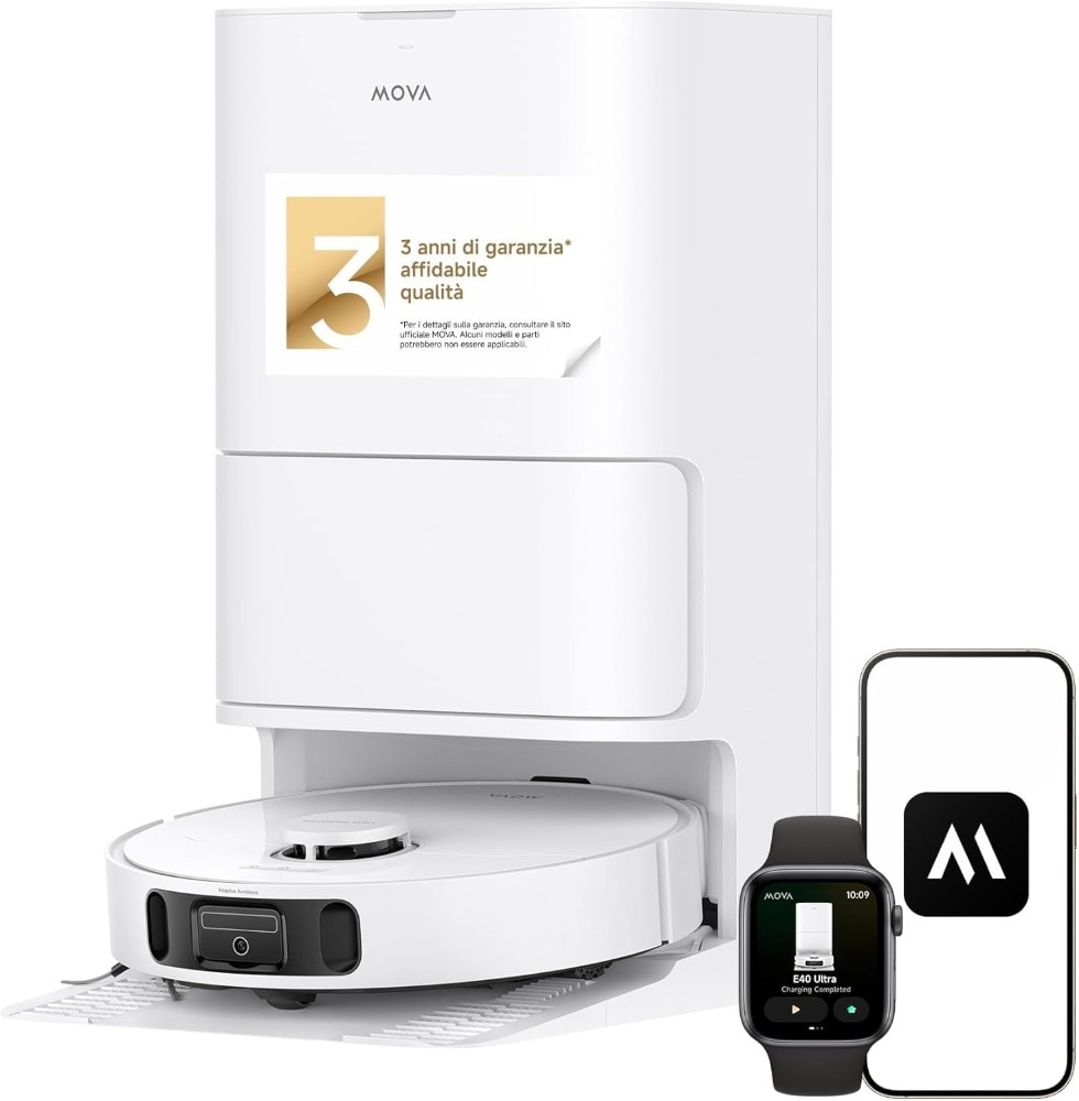 Mova robot aspira e lava E40 Ultra 0,80 litri in offerta da Expert