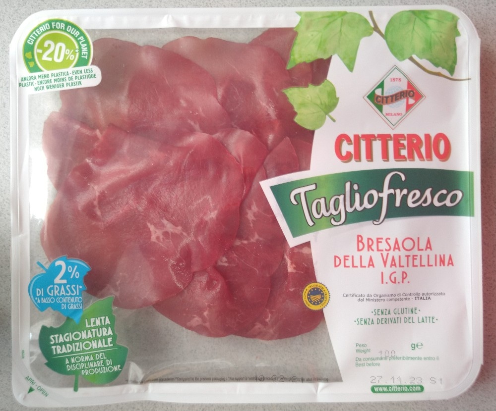 Bresaola della Valtellina IGP Citterio g 100 - Offerta nel negozio Bennet
