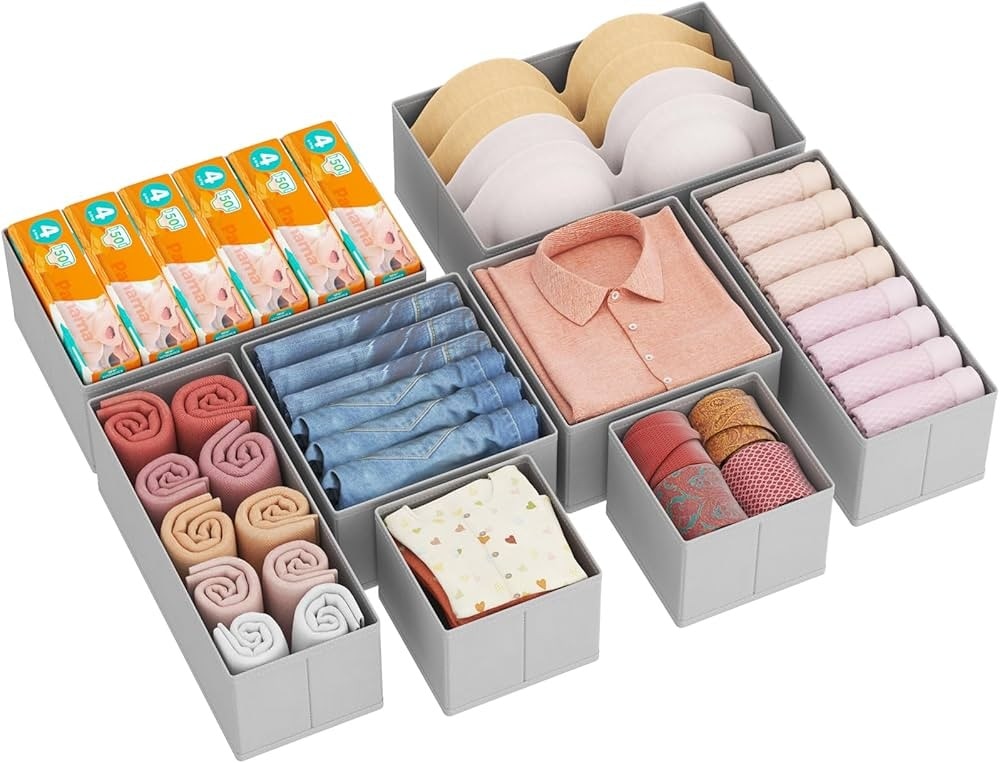 Organizer per cassetti 8 pezzi in offerta da Happy Casa